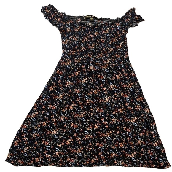 GYPSIES & MOONDUST FLORAL SPRING BABY DOLL DRESS SIZE XS - Picture 2 of 9